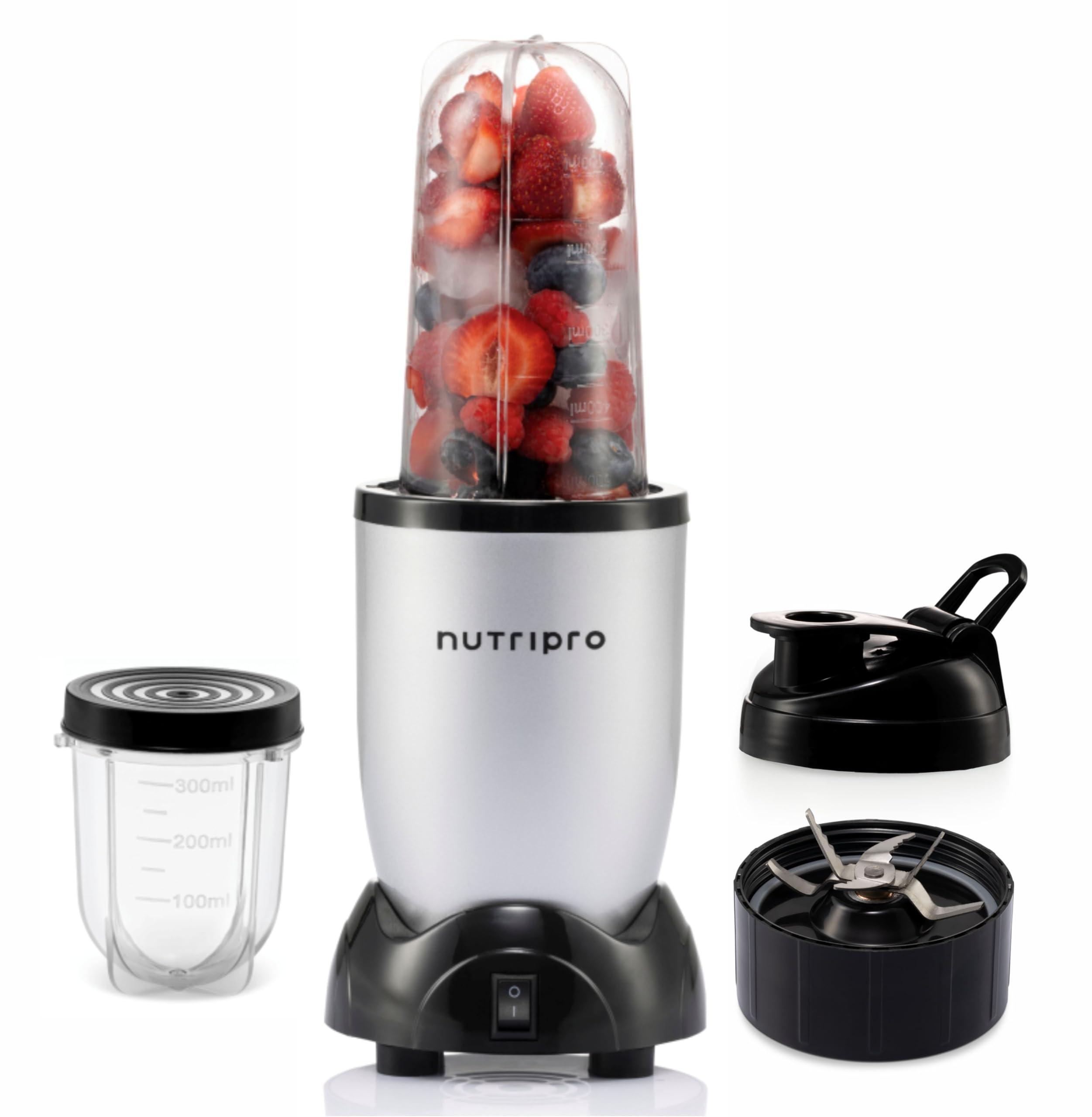 Buy NutriPro Juicer Mixer Grinder - Smoothie Maker - 500 Watts (2 Jars & 1 Blade, Silver) - 2 Year Warranty Online at Low Prices in India - Amazon.in