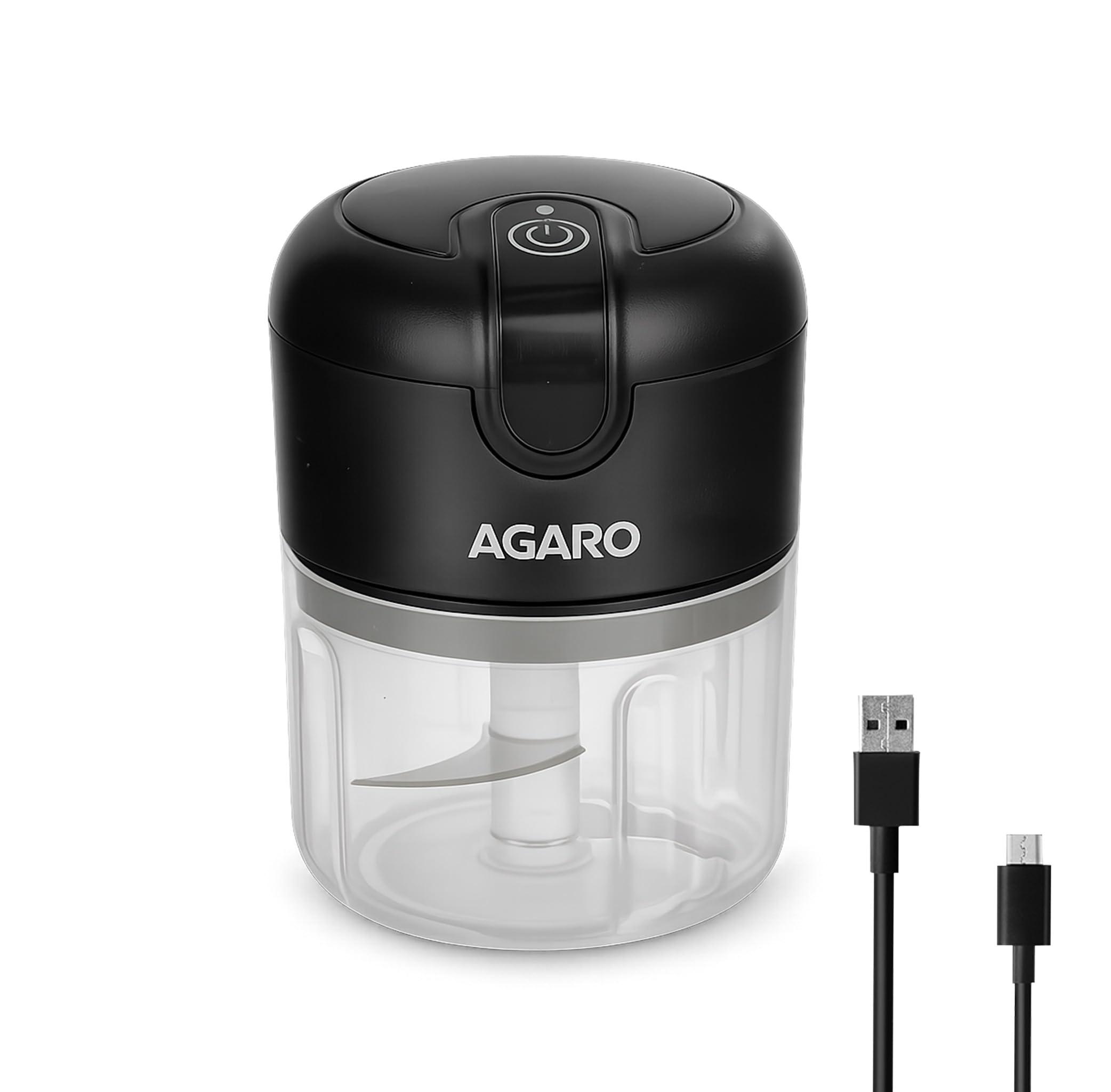 AGARO Elite Rechargeable Mini Electric Chopper