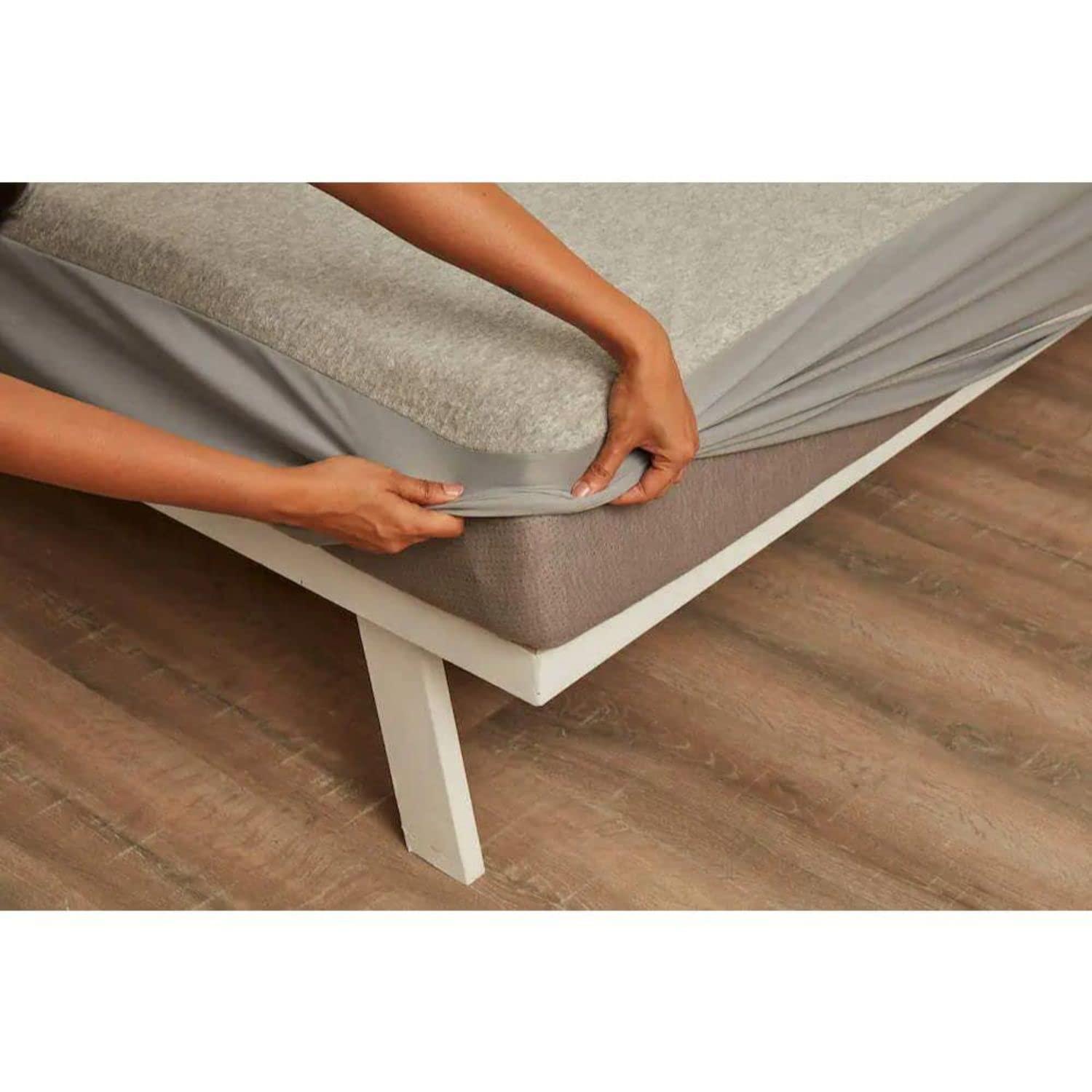 Buy Wakefit Water Proof Terry Cotton Mattress Protector | Grey | Machine Washable | Super Soft | Fits Mattress Upto 10 inches Online at Low Prices in India - Amazon.in