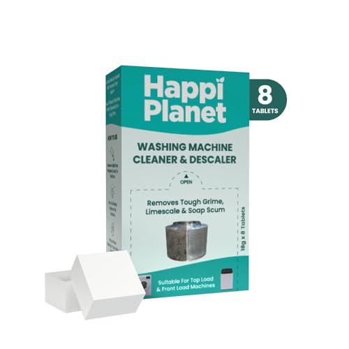 Buy Happi Planet | Washing Machine Cleaner & Descaler Tablets | 8 Tablets | Removes Tough Grime, Limescale & Soap Scum | Used for Top & Front Load | Protects Clothes from Residue Online at Low Prices in India - Amazon.in