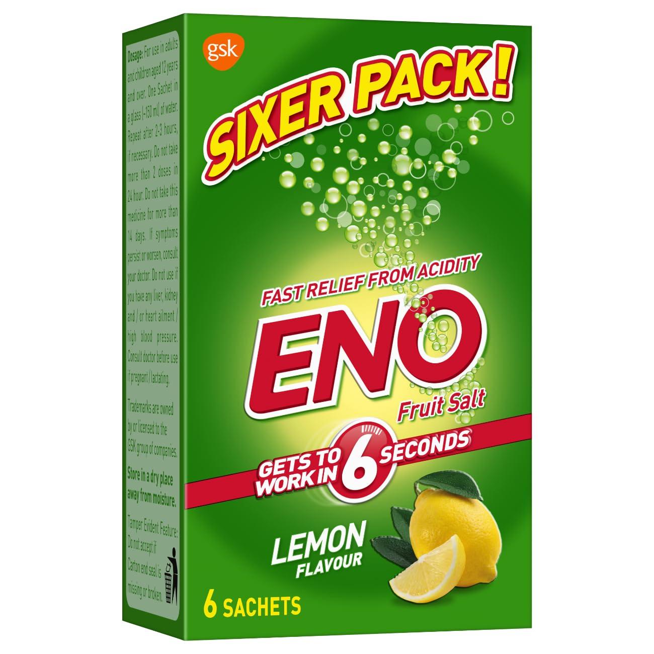 Buy ENO Lemon Multipack Digestive Fruit Salt 30 gm ( Pack of 6 ) Online at Low Prices in India - Amazon.in