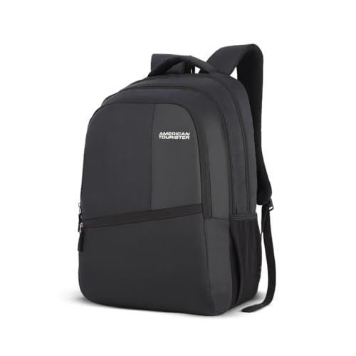 Buy American Tourister Valex | 28L Backpack | 17" Laptop Bag | 2 Compartments | College & Office Backpack for Men and Women | Black | 1 Year Global Warranty at Amazon.in