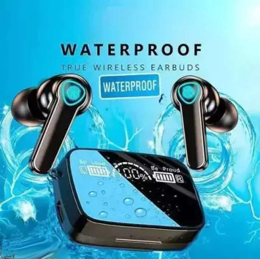 TECHBROS New Edition TWS M19 PRO with Power Bank Upto 48HR Playback Bluetooth Headset F10 Bluetooth